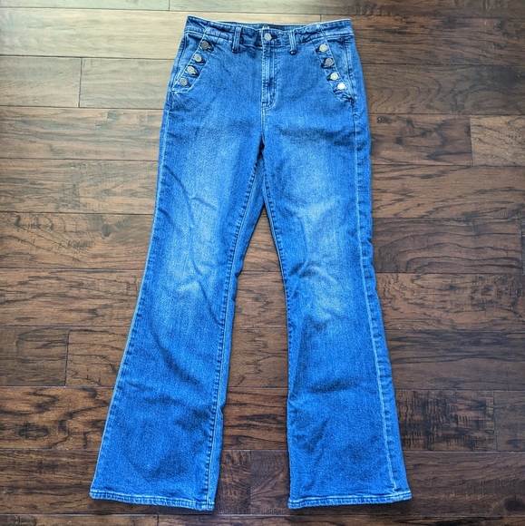GAP Factory Denim - Gap Factory High Rise '70s Flare Jeans